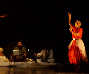 Bharatnatyam Instrumental music perform on stage